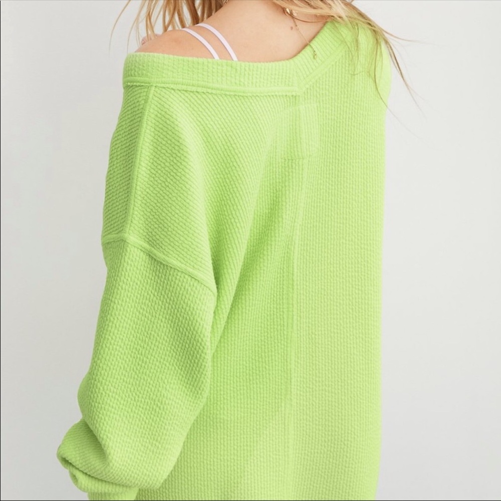 Aerie Oversized textured Sweater Sz.L - Picture 3 of 6